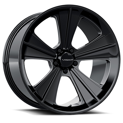 Vision Missle V327 Gloss Black - Part Number V327-20190GBMS27 Vision Missle V327 Gloss Black Photo