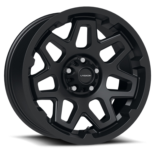 Vision Offroad Se7en 416 Satin Black - Part Number 416VT8965SB18 Vision Offroad Se7en 416 Satin Black Photo