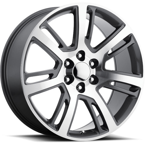 Voxx Replica Escalade Platinum Gunmetal Machined - Part Number ESV 229-6139-31 GMF Voxx Replica Escalade Platinum Gunmetal Machined Photo