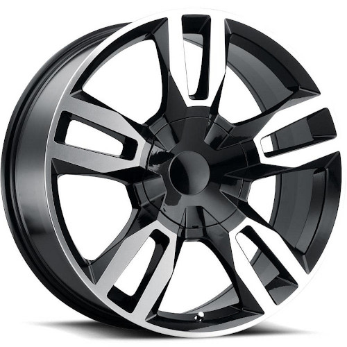 Voxx Replica RST Gloss Black Machined - Part Number RST 229-6139-24 GBM Voxx Replica RST Gloss Black Machined Photo