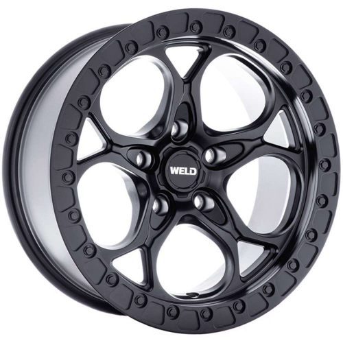 Weld Off-Road Ledge 5 Satin Black W/ Satin Black Ring