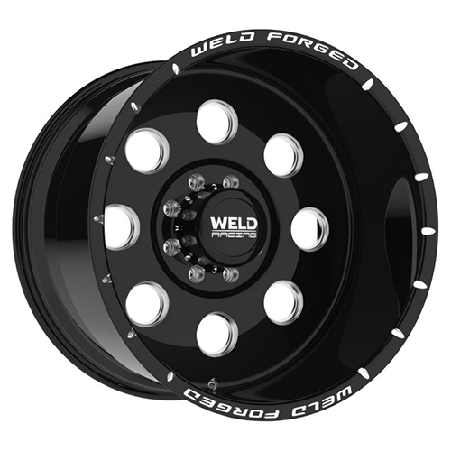 Weld Off-Road Super Single 3 W806 Gloss Black Milled - Part Number W80602082BAA Weld Off-Road Super Single 3 W806 Gloss Black Milled Photo