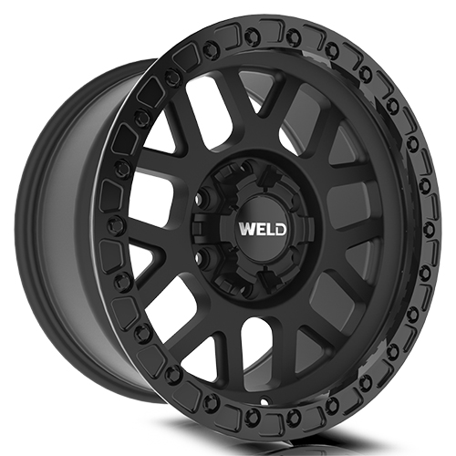 Weld Off-Road Cinch W104 Satin Black - Part Number W10400057600 Weld Off-Road Cinch W104 Satin Black Photo