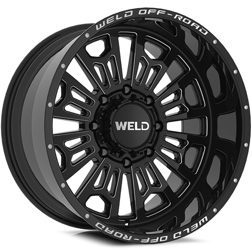 Weld Off-Road Elicit Gloss Black Milled - Part Number W11442017475 Weld Off-Road Elicit Gloss Black Milled Photo