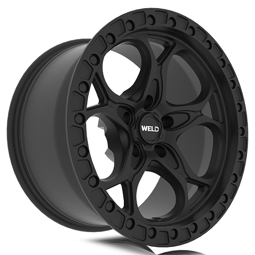 Weld Off-Road Ledge W901 Satin Black Beadlock - Part Number W90179075450 Weld Off-Road Ledge W901 Satin Black Beadlock Photo