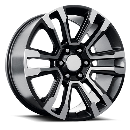 Wheel Replicas Denali V1184 Gunmetal Machined - Part Number V1184-2415831GM Wheel Replicas Denali V1184 Gunmetal Machined Photo