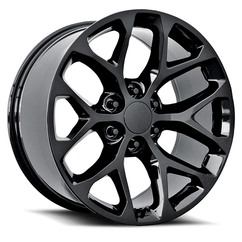 Wheel Replicas Sierra Snowflake V1182 Gloss Black - Part Number V1182-2295824GB Wheel Replicas Sierra Snowflake V1182 Gloss Black Photo