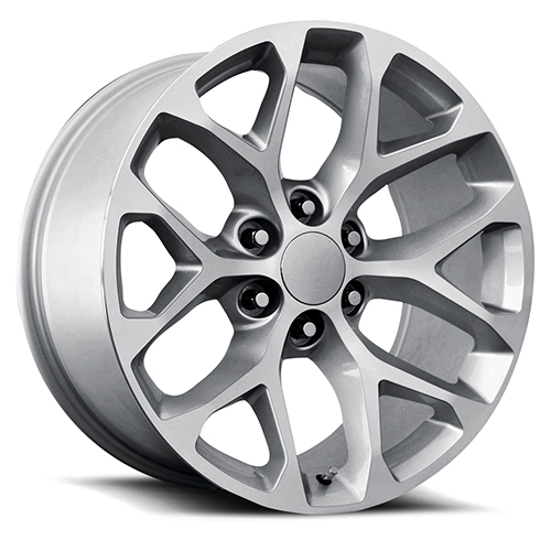 Wheel Replicas Sierra Snowflake V1182 Gloss Silver Machined - Part Number V1182-2615818S Wheel Replicas Sierra Snowflake V1182 Gloss Silver Machined Photo