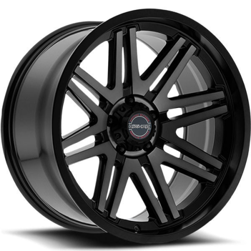 Wicked Offroad W901 Gloss Black Machined w/ Dark Tint