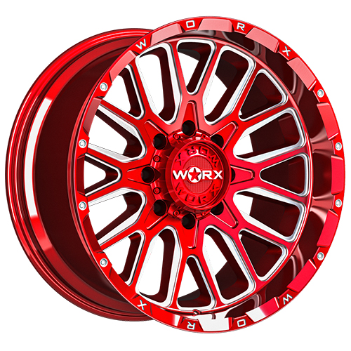 Worx 818RM Gloss Candy Red W/ Milled Accents - Part Number 818RM-2108719 Worx 818RM Gloss Candy Red W/ Milled Accents Photo