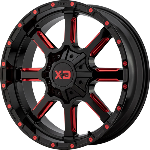 XD Series XD838 Mammoth Black W/ Red Accents - Part Number XD83821087918N XD Series XD838 Mammoth Black W/ Red Accents Photo