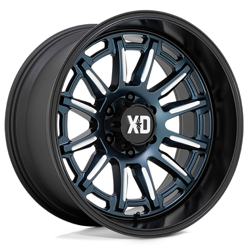 XD Series XD865 Phoenix Metallic Blue Milled W/ Black Lip - Part Number XD865290509A18 XD Series XD865 Phoenix Metallic Blue Milled W/ Black Lip Photo