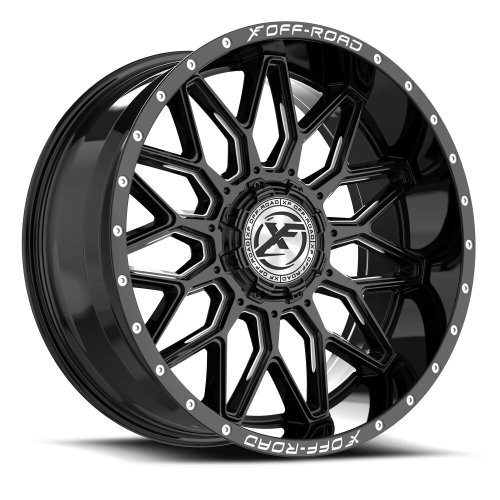 XF Offroad Xf-242 Gloss Black & Milled