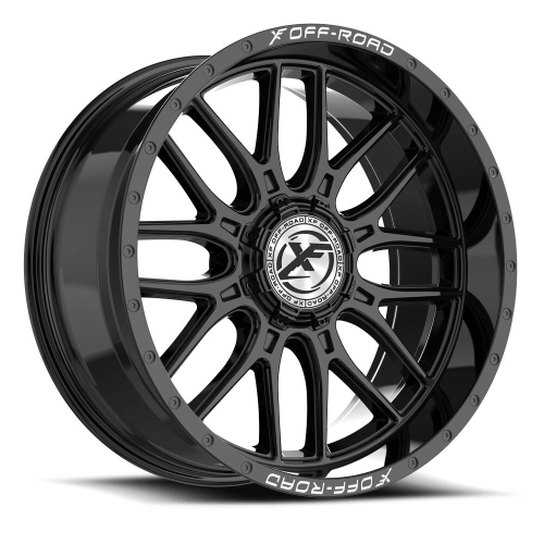 XF Offroad Xf-244 Gloss Black & Milled Lettering