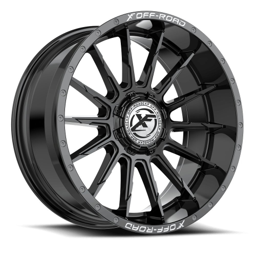 XF Offroad Xf-247 Gloss Black & Milled Lettering