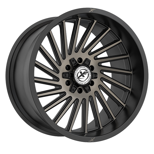 XF Offroad XF-239 Satin Black Machined W/ Double Dark Bronze Tint - Part Number XF-239201081651180-12SBMBRDDT XF Offroad XF-239 Satin Black Machined W/ Double Dark Bronze Tint Photo