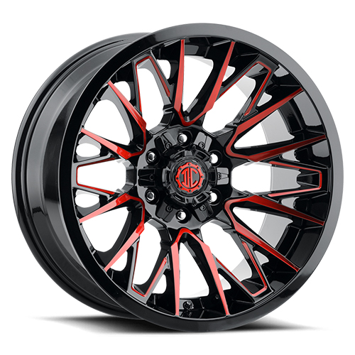 Xtreme Nx-31 Midnight Black W/ Red Diamond Cut Face And Milling