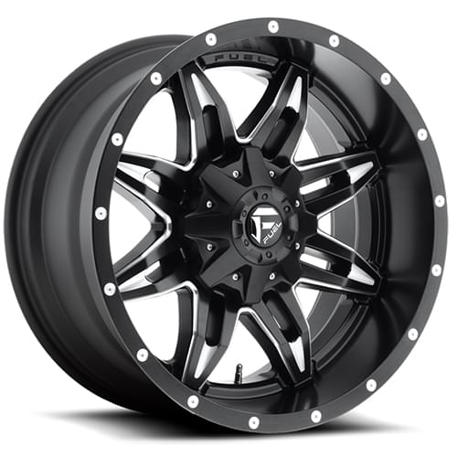 Fuel Offroad Lethal D567 Satin Black W/ Milled Spokes Deep - Part Number D56720209847 Fuel Offroad Lethal D567 Satin Black W/ Milled Spokes Deep Photo