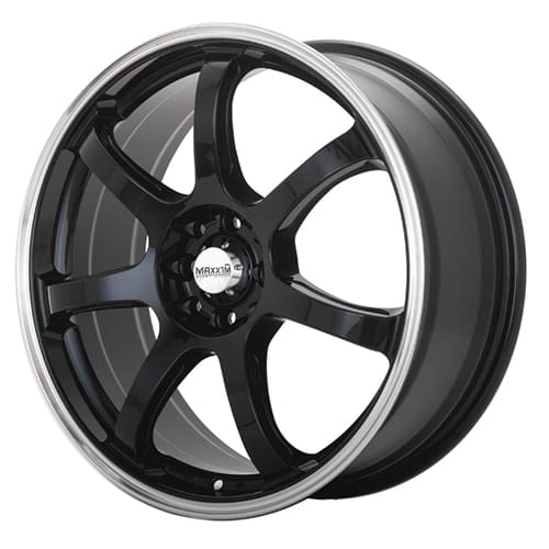 Maxxim Knight 11 Gloss Black W/ Machined Lip - Part Number 11B-KN77T04405 Maxxim Knight 11 Gloss Black W/ Machined Lip Photo