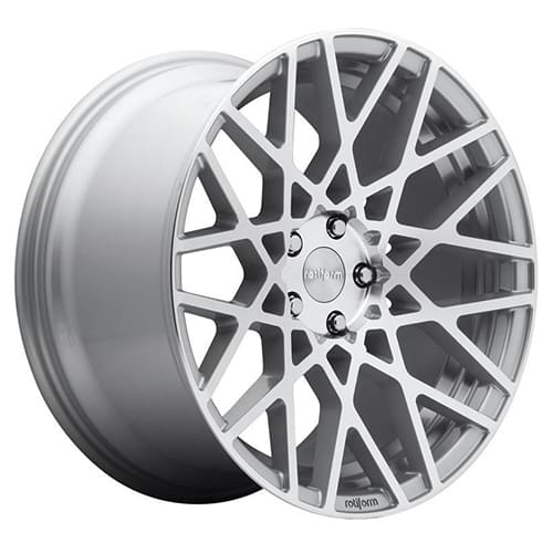Rotiform BLQ R110 Silver W/ Machined Face - Part Number R110188543+35 Rotiform BLQ R110 Silver W/ Machined Face Photo