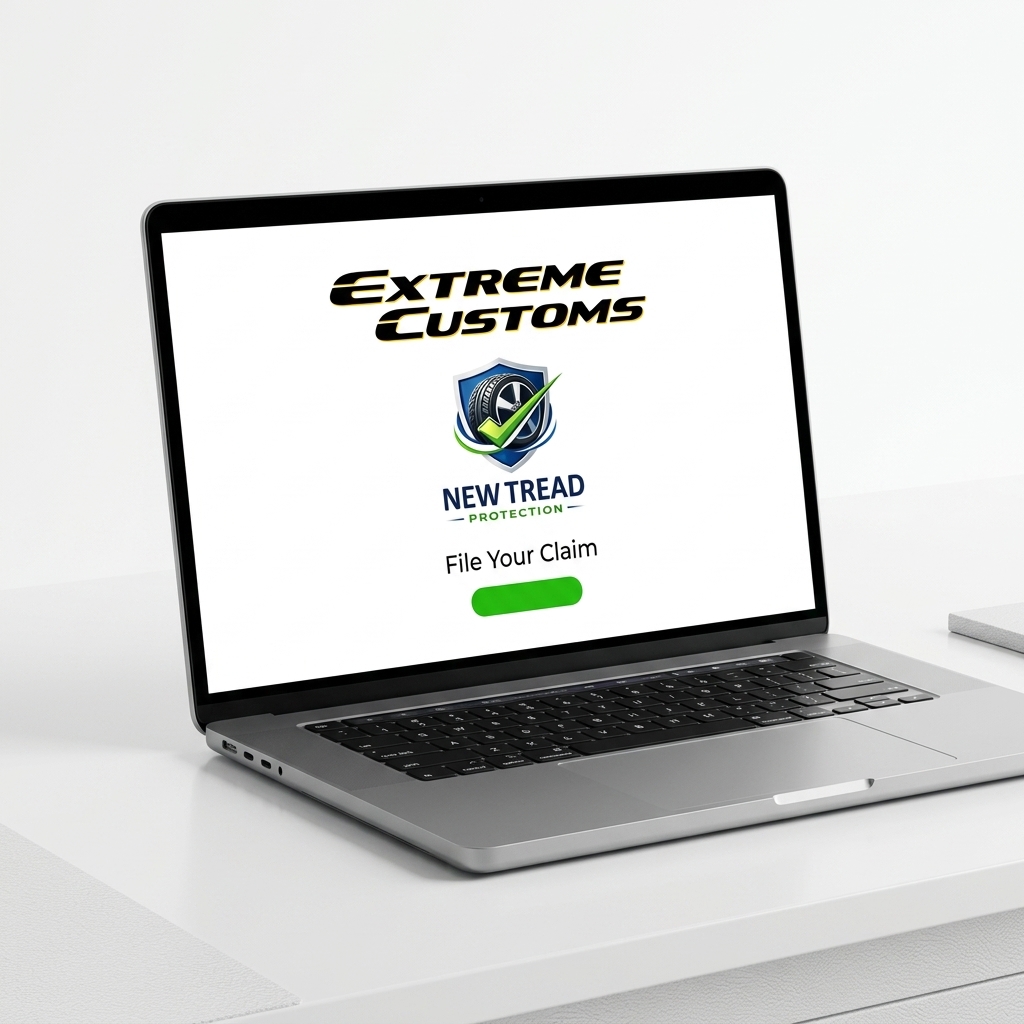 Claims Website on Computer Screen Extreme Customs Claims Center on Computer Screen